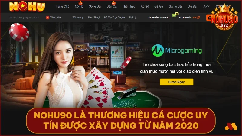trang chủ 25 NOHU90 hoạt động hợp pháp với giấy phép từ Curacao và PAGCOR