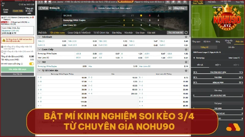 Giải mã kèo 3/4 và bí kíp "bắt kèo" bất bại 5 Nắm chiến thuật soi kèo 3/4 giúp bạn tăng tỷ lệ thắng và quản lý vốn hiệu quả