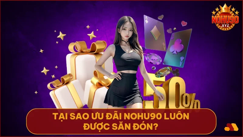 Tổng hợp ưu đãi NOHU90 hot nhất 2025: Giftcode & Hướng dẫn săn thưởng 1 Ưu đãi NOHU90 giúp người chơi luôn có cơ hội nhận thưởng mỗi ngày