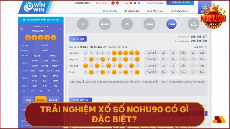 Xổ số NOHU90 - Giải trí tốc độ, thưởng lớn mỗi ngày 1 Khám phá hệ sinh thái xổ số hiện đại mang đến cảm xúc giải trí tốc độ và minh bạch