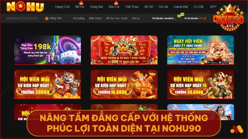 trang chủ 29 Ưu đãi thành viên gồm hoàn trả mỗi ngày VIP đặc quyền và thưởng giới thiệu
